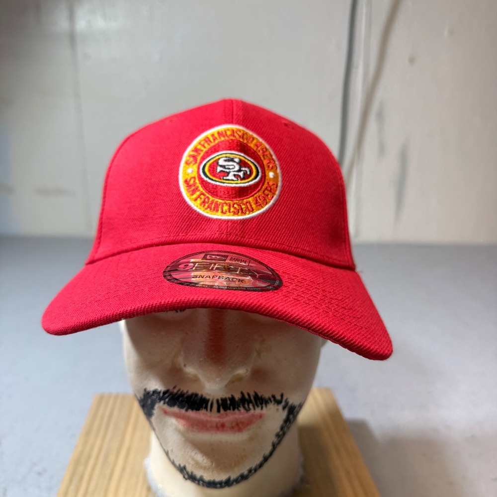 New Era San Francisco 49ers NFL Red Snapback 9FIFTY Baseball Cap Hat
